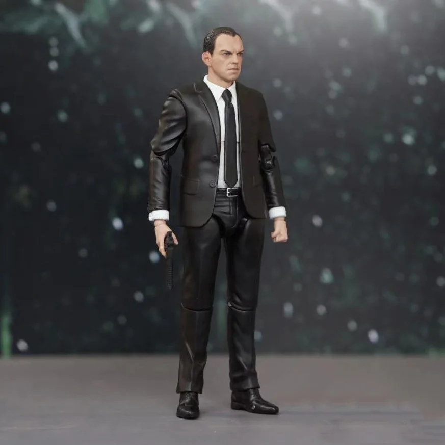 Manipple Studio 1/12 Agent Smith Hugo Weaving Figure Model 6'' Male Soldier Action Figurine Body Doll In Stock