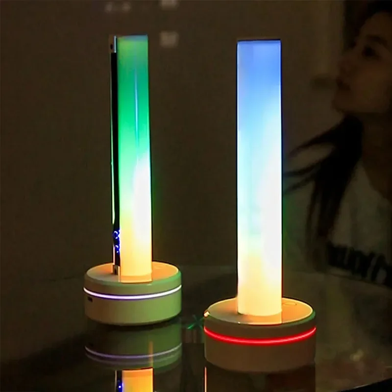 New Creative Atmosphere Light Night Lamp USB Pickup Rhythm Light RGB Fantasy Bar Room Party Game Room Desktop Decoration Lamp