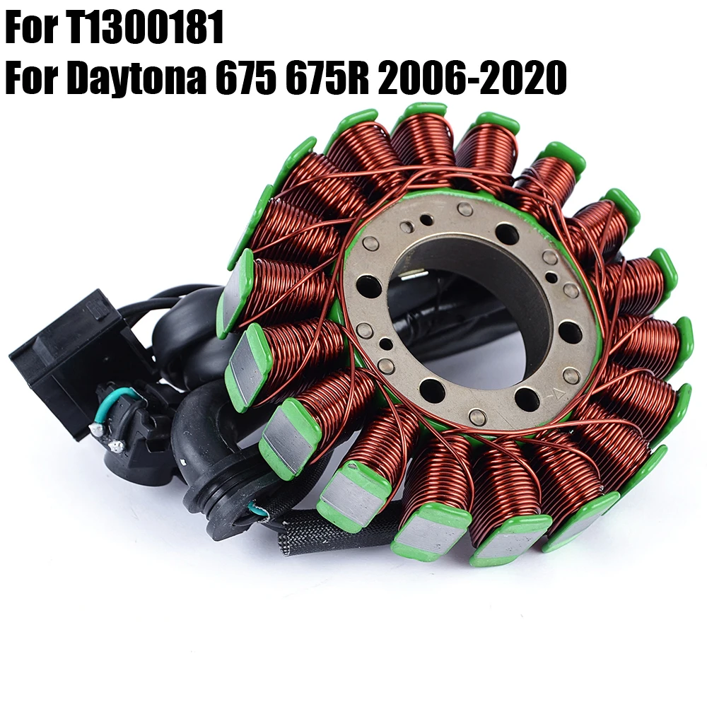 Stator Coil For Triumph Daytona 675R 675 R 2006 - 2020 2007 2008 2009 2010 2011 2012 2013 2014 2015 2016 2017 2018 2019 T1300181