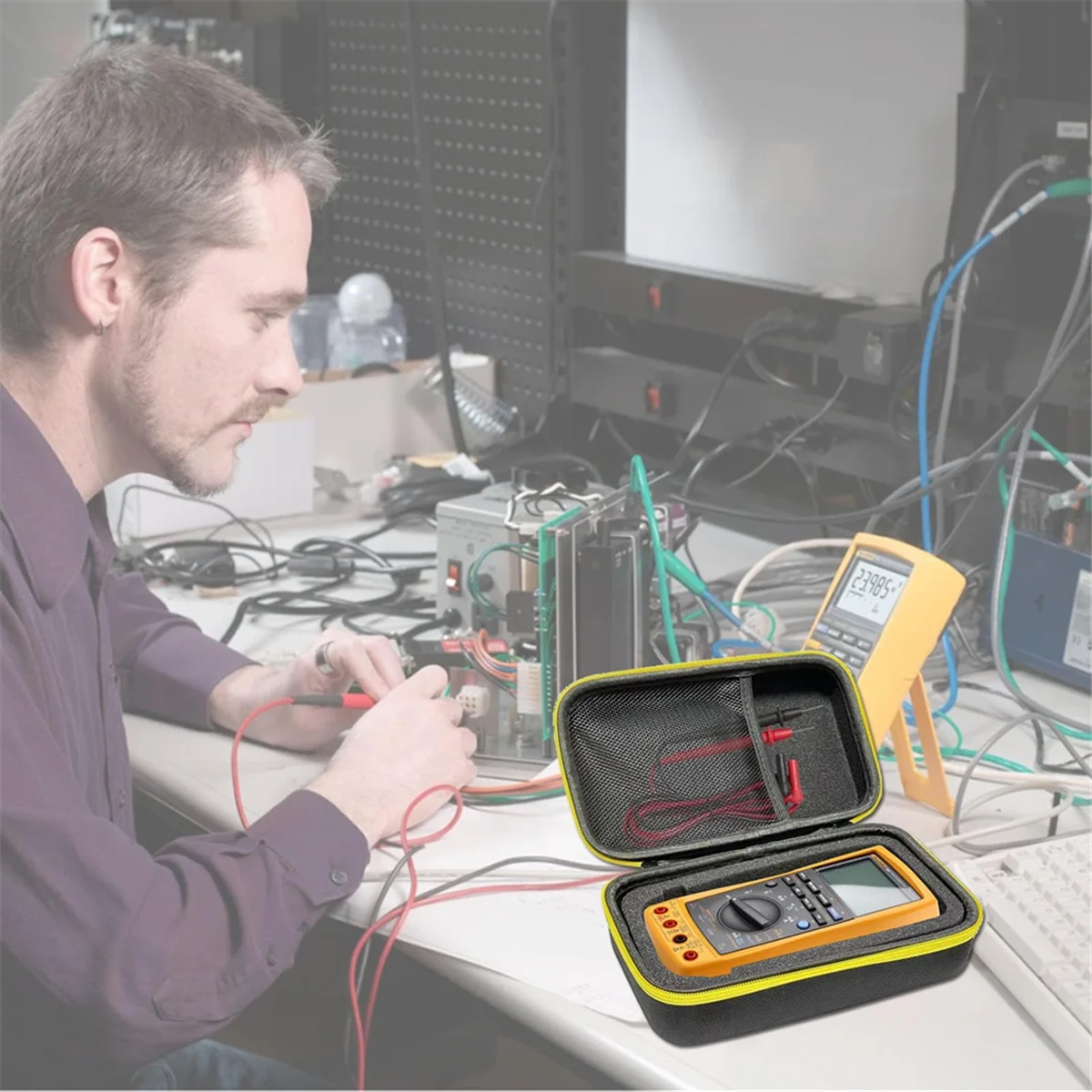 حقيبة حمل A002 لـ 15B+/17B+/ 101/117/115/116/114/113/177/179/233/106/107 ملحقات اختبار المتعدد