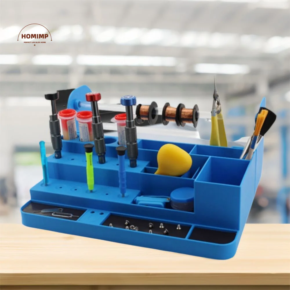 

Plastic Repair Tool Storage Rack Multilayer Shelf Large Capacity Phone Repair Tool Holder Space Saving Screwdriver Holder