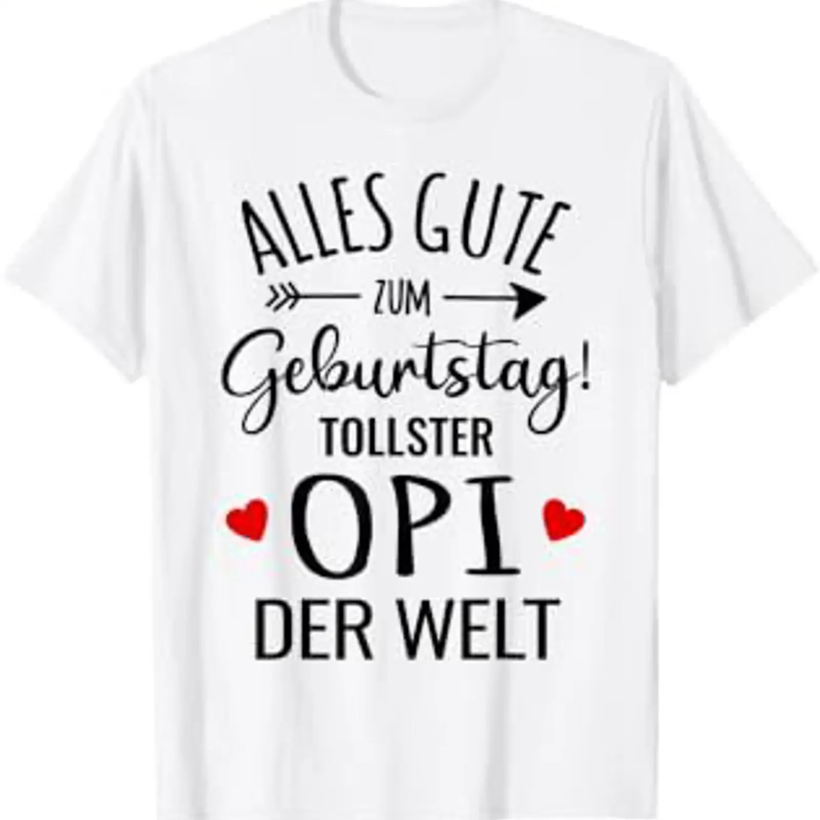Happy Birthday Bester Opa Grandpa T Shirt White s vintage Washed graphic Breathable fashion Soft Stretched Unisex Comfortable