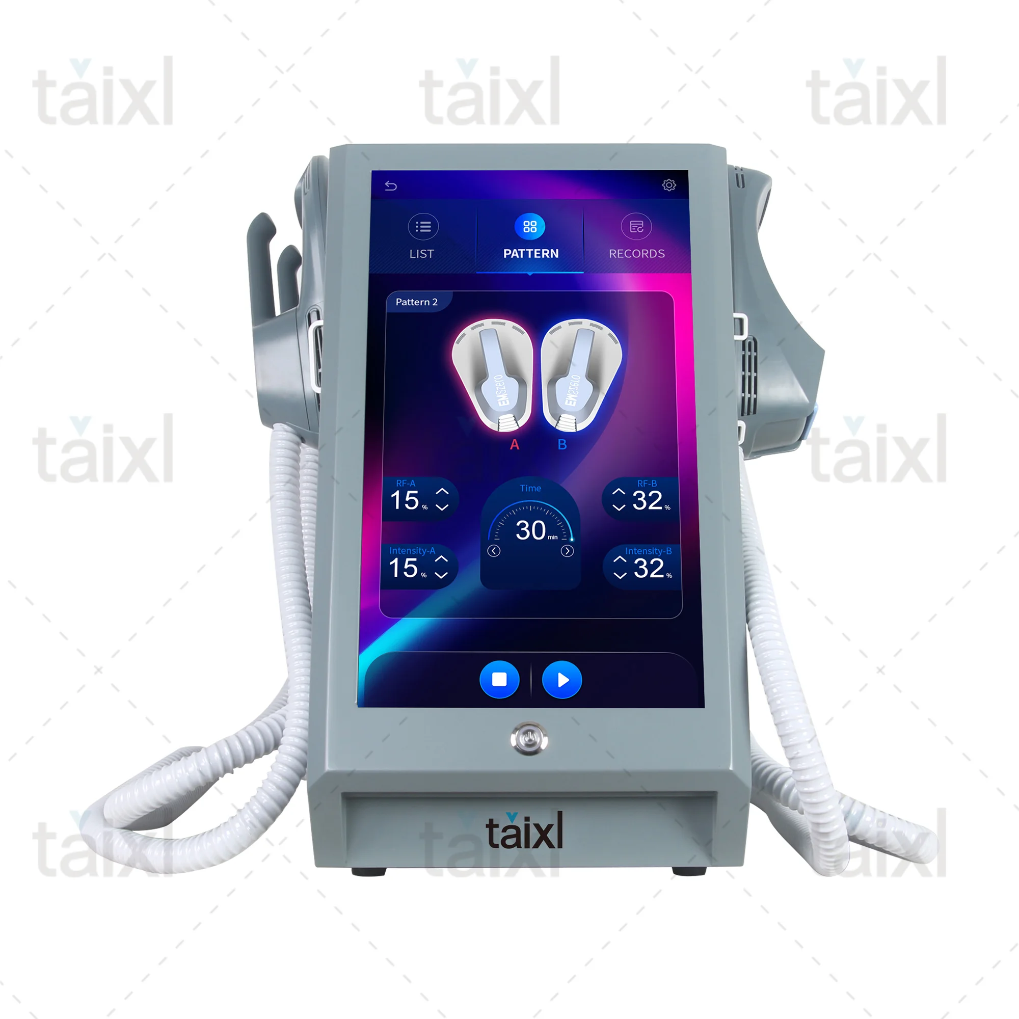 RF EMS Body Sculpting เครื่อง TAIXL 6500W ใหม่แม่เหล็กไฟฟ้า Slimming ลดน้ําหนักไขมัน Sculpt กําจัดกระตุ้นกล้ามเนื้อ Salon