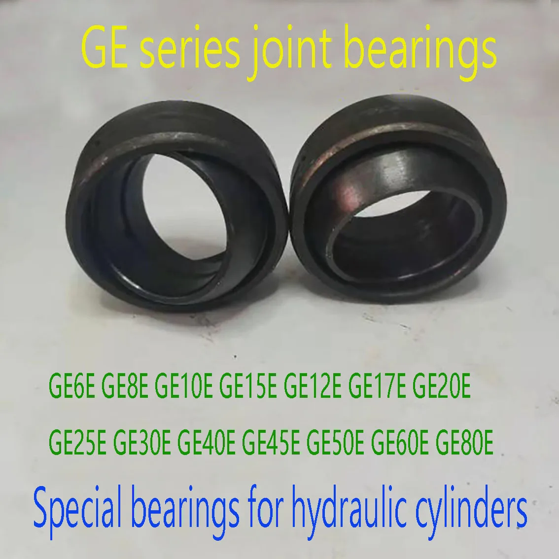 

1PCS Self Lubricating Radial Joint Bearing GE6E GE8E GE10E GE15E GE12E GE17E GE20E GE25E GE30E GE40E GE45E GE50E GE60E