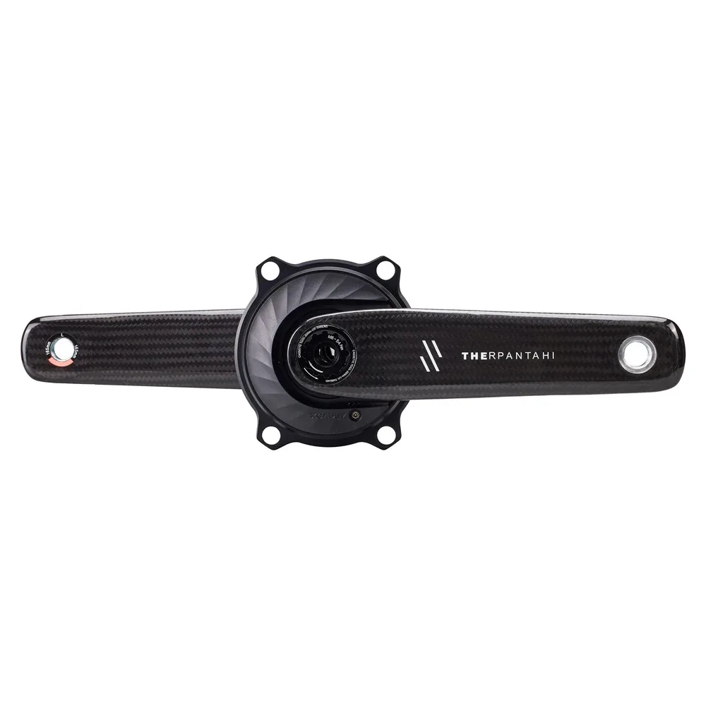 Vollcarbon-Rennrad-Kurbelgarnitur mit Leistungsmesser, 24mm Titan-Achse, 160mm/172,5mm, superleichte Faltfahrrad-Kurbelgarnitur für Shimano