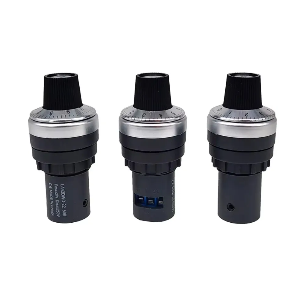1 unidad 1K 2K 3K 5k 10k 50k 100k LA42DWQ Ohm potenciómetro regulador  velocidad  frecuencia variable especial interruptor conve