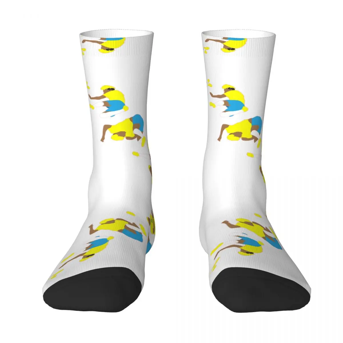 Neymar And Jr Brazil Celebrate Soccer Striker 13 Contrast color socks Compression Socks Humor Graphic Novelty