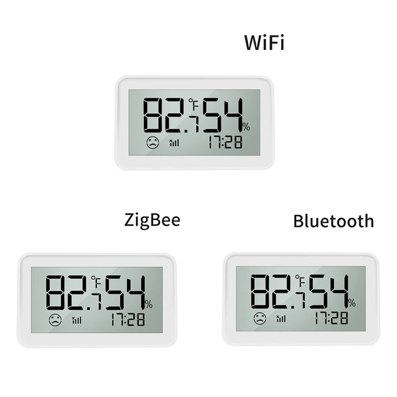 Zigbee Graffiti termometer, pengukur suhu Sensor pintar dalam ruangan rumah multifungsi nyaman tahan lama