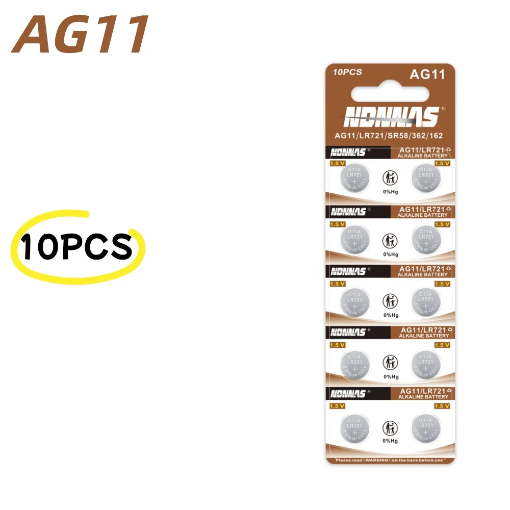 10-50pcs AG11 SR721SW Battery Button Coin Cell 362 1.55V Batteries for Watch Toys Remote