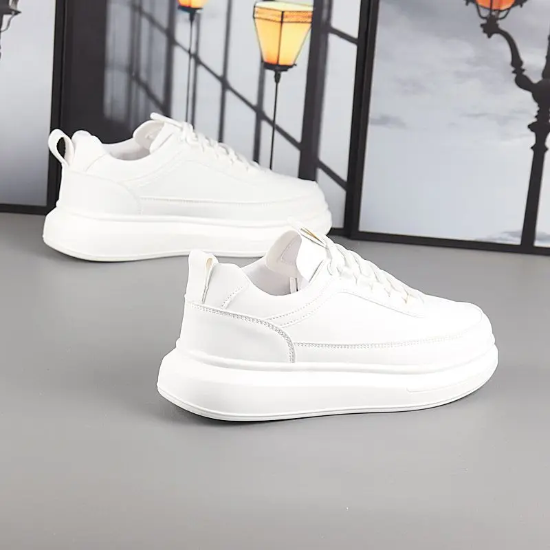 Zapatillas de deporte de cuero genuino para hombre y mujer, zapatos de tenis transpirables, ligeros y cómodos, diseñador de marca original, alta