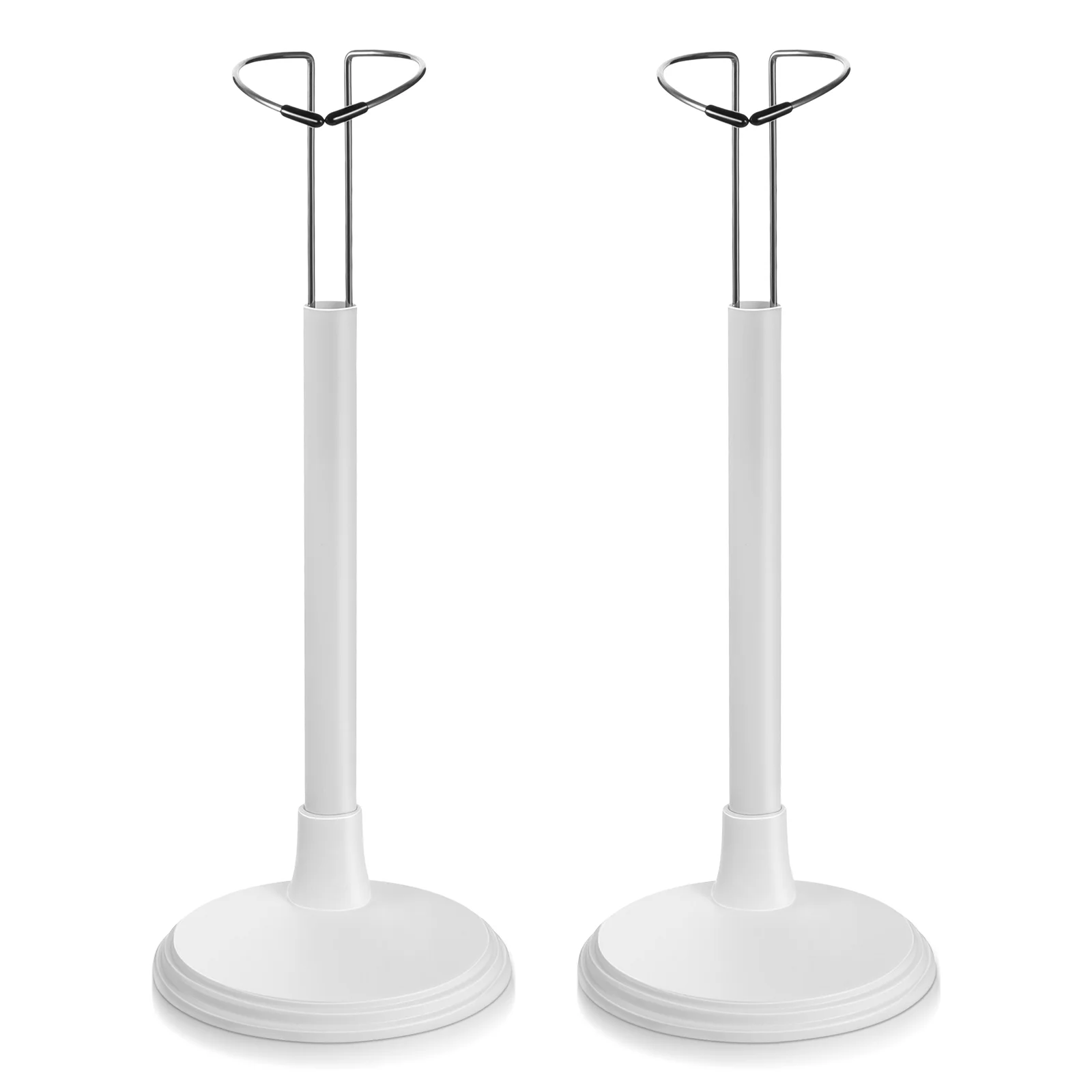 

2 Pcs Portable Stand Creative Baby Clothes Hangers Storage Rack Fairy Accessories Toy