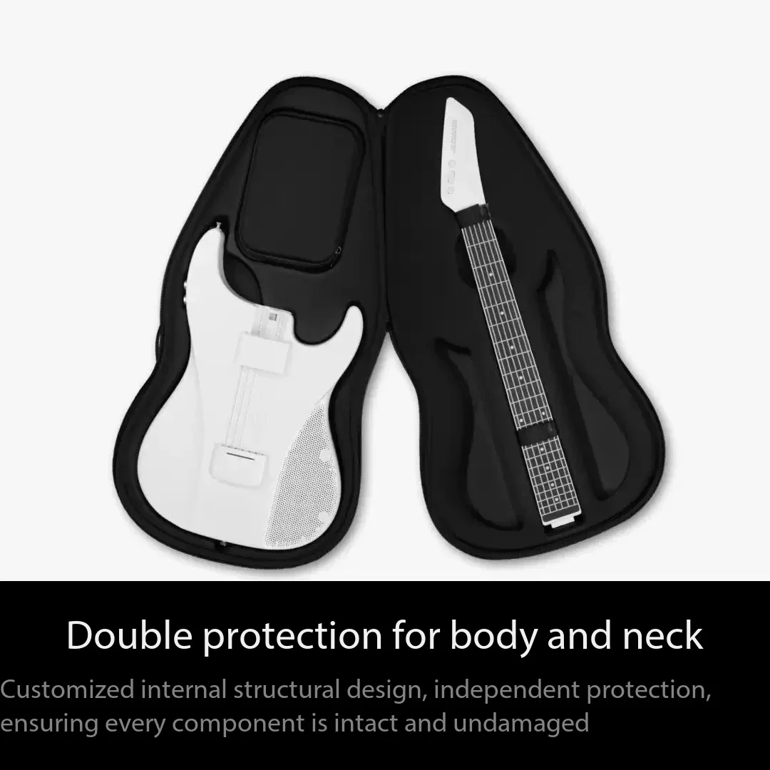 Air Guitar Accessories Backpack with Microphone, Guitar Strings, and Strap - Music Instrument Case