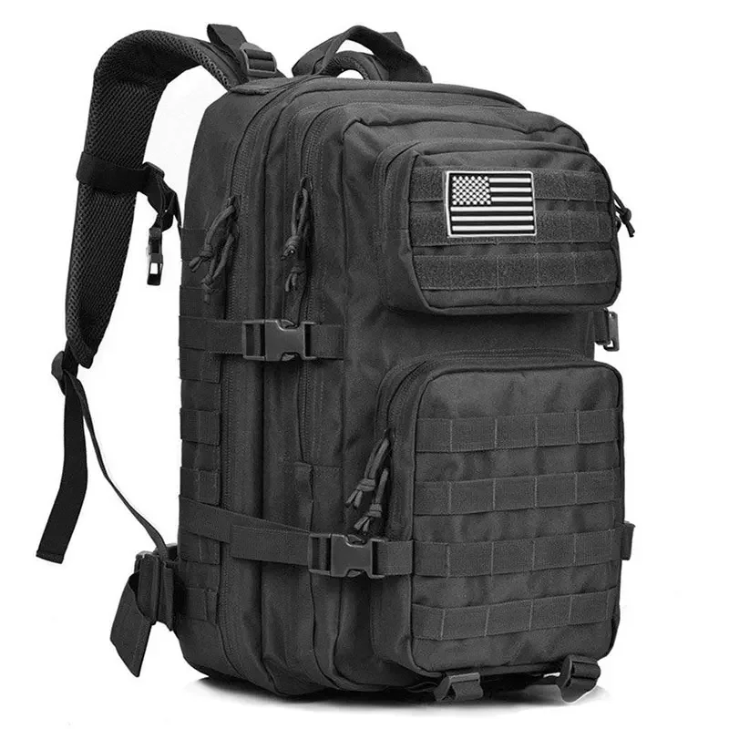 60l Tactical Backpack Men's Travel Large Capacity Rucksacks Men Waterproof Outdoor Sports Multi-functional Bags