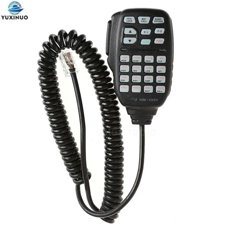 HM-133V Handheld Speaker PTT Mic Microphone for ICOM ID-800H IC-E880 2720H 2725E 208H E208 207H 2800H 2820H E2820 V8000 Radio