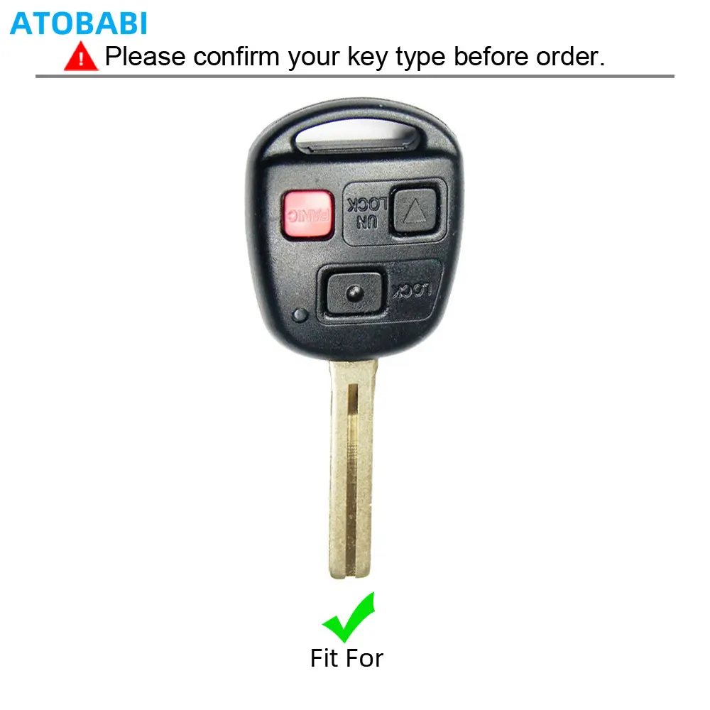 Leather Car Key Case Remote Cover For Lexus ES GS GX IS LS LX RX SC RX330 RX350 IS300 IS330 GX470 LX470 GX300 RX300 ES300 ES330