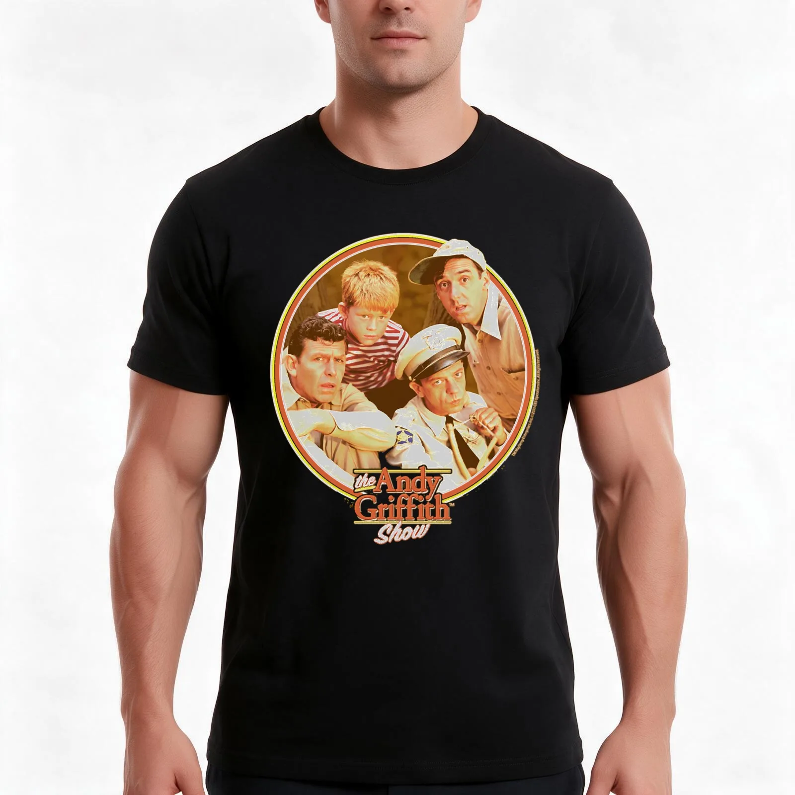 First Day Of Andy Griffith Boys Club T-Shirt Summer Casual Cotton Tee Oversized Streetwear Tops Vintage Graphic Print