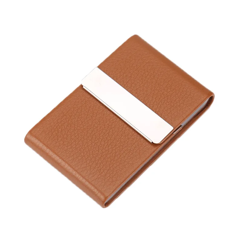 Flip Leather Cigarette Case Fashion Magnet Adsorption Card Storage Box Smoking Accessories