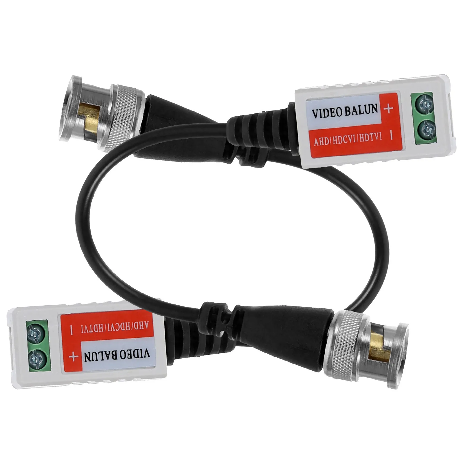 Video Transceiver Cable Black Cctv Camera Adapter For 600M Video Transmission Surveillance System Dual