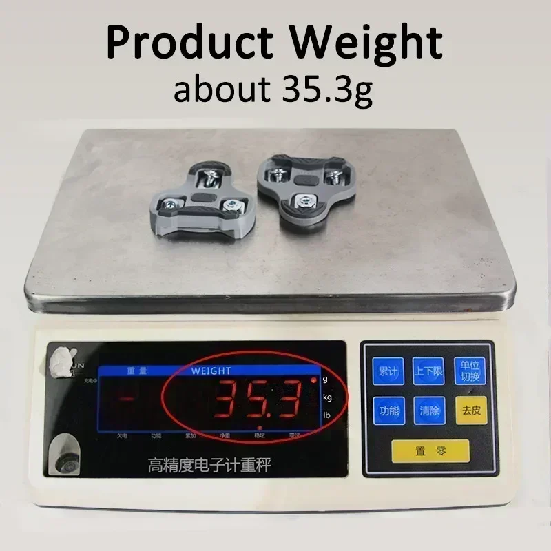 BUCKLOS for KEO Bike Cleats for LOOK KEO Road Bicycle Pedals Cleat Self-locking Cycling Shoes Cleats 0/4.5/9 Degree Pedal Clip