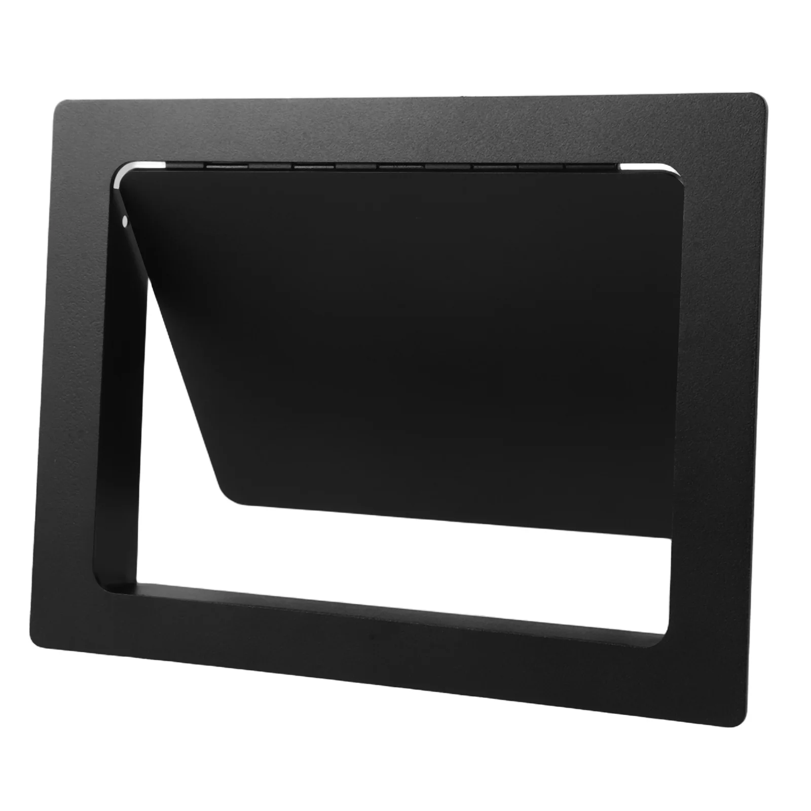 

Stainless Steel Trash Can Lid Side Opening Recessed Bin Cover For Under Counter Cabinet Waste Bin Access, Kitchen Garbage Chute