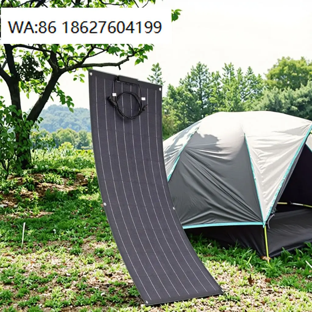 100W Grey Foldable Mono Solar Panel, With Anderson Cable Outdoor Off Grid Power Station Charging