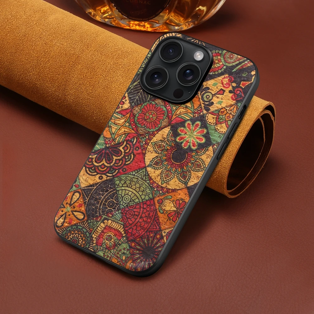 i Phone 15 Case for iPhone 15 14 13 12 11 Pro Max 7 8 Plus X XS XR SE Cases High Quality Leather Totem Ultrathin Soft Back Cover