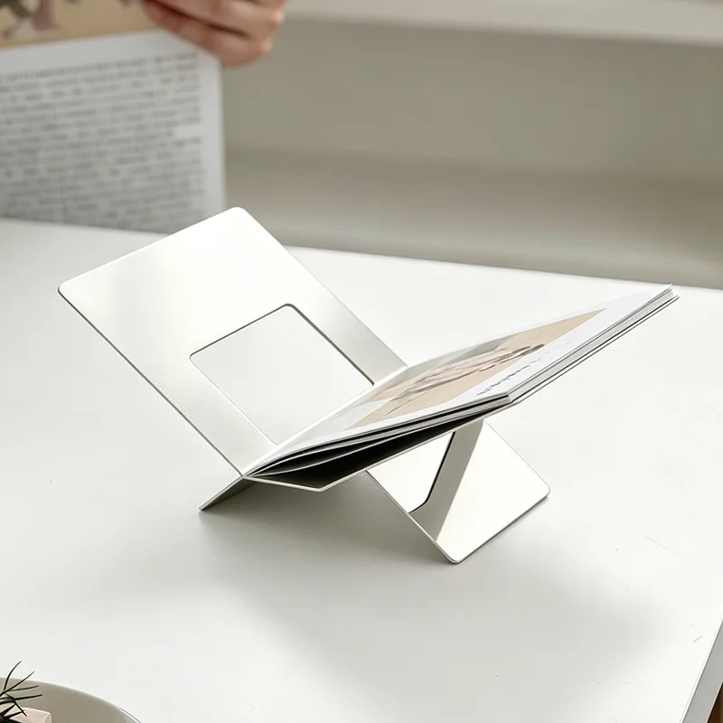 Simple V-shaped Bookcase Metal Ornaments Study Sales Office Office Reading Bookcase Pallet Art Ornaments Home Decoration