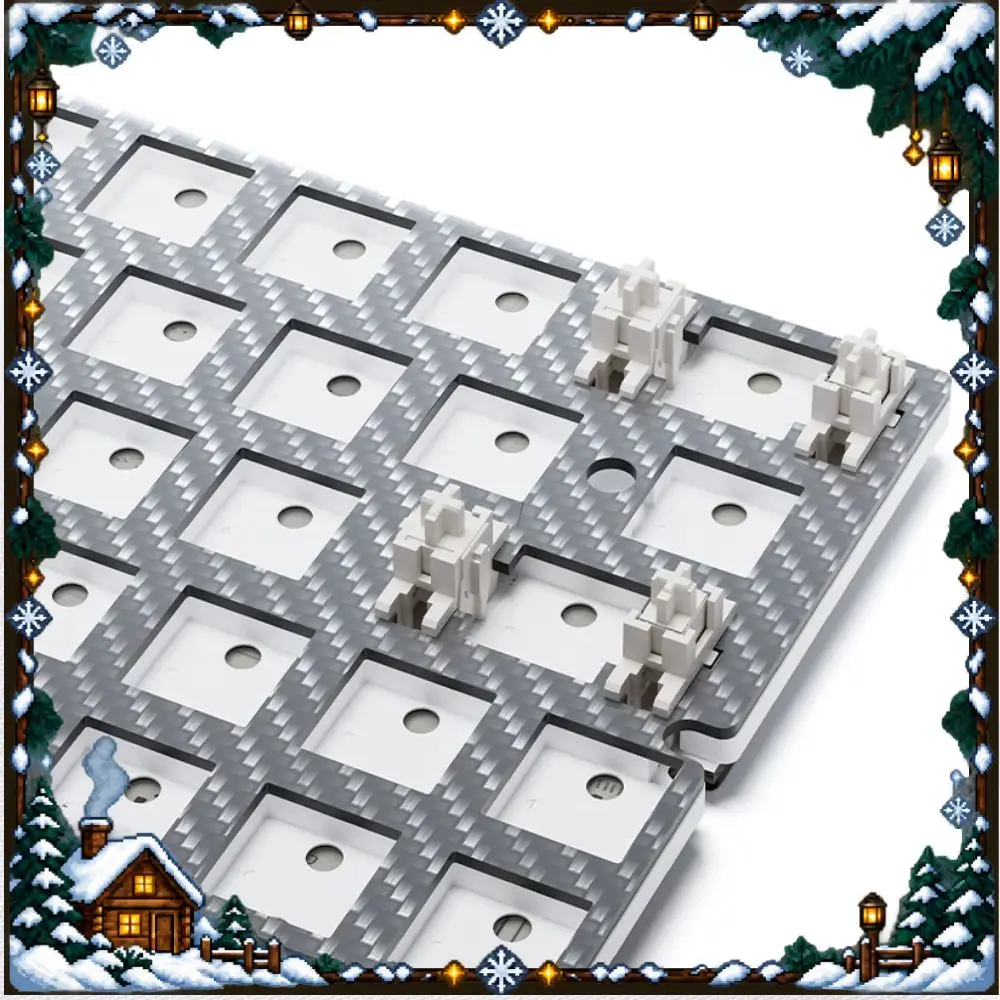 AULA Galaxy600/66/60 Gemini Magnetic Axis Keyboard Inner Case PCB 1.5mm Carbon Fiber Positioning Plate Set Keyboard Accessory
