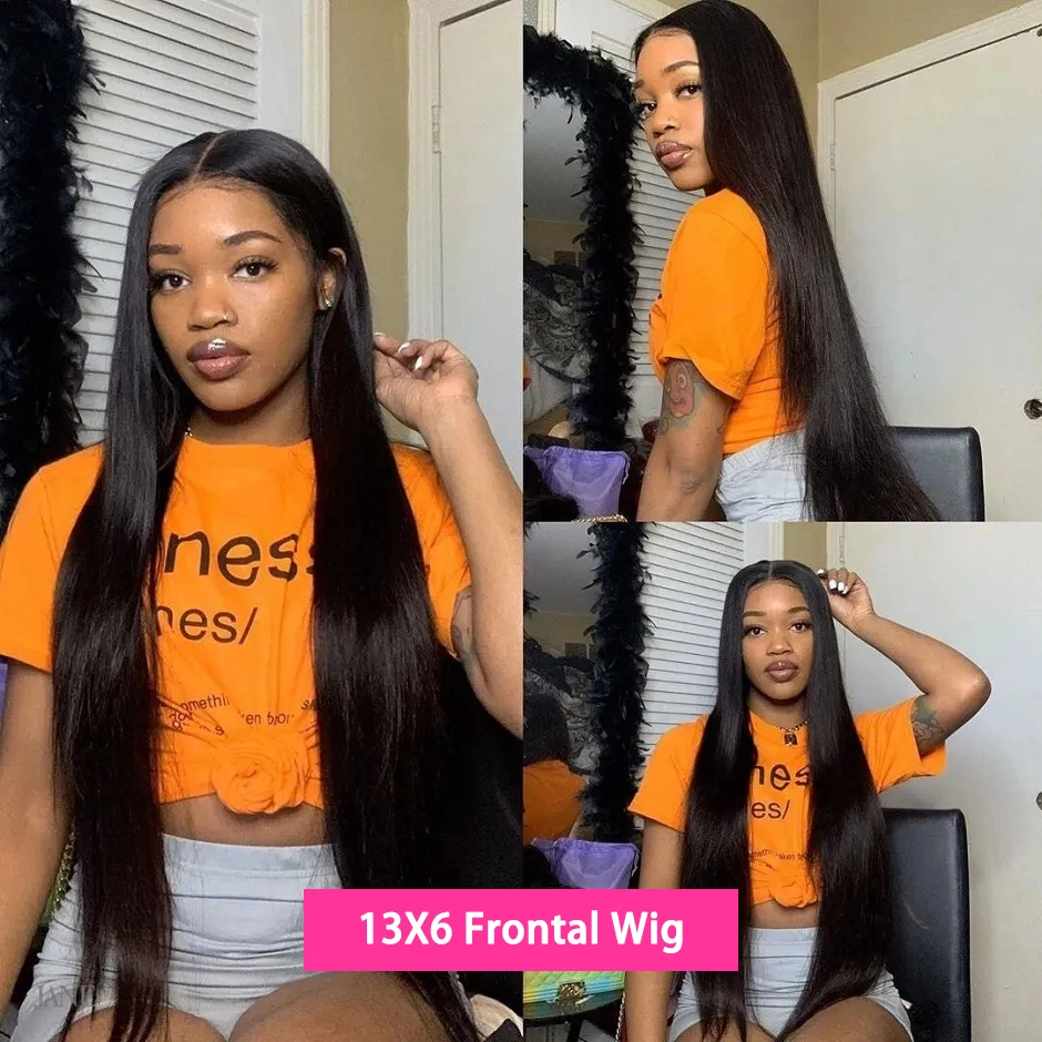 4x6  5x5 Glueless Wig Human Hair Wig Ready To Wear HD Lace Wig Straight Pre Cut Glueless PrePlucked Human Wig For Black Women