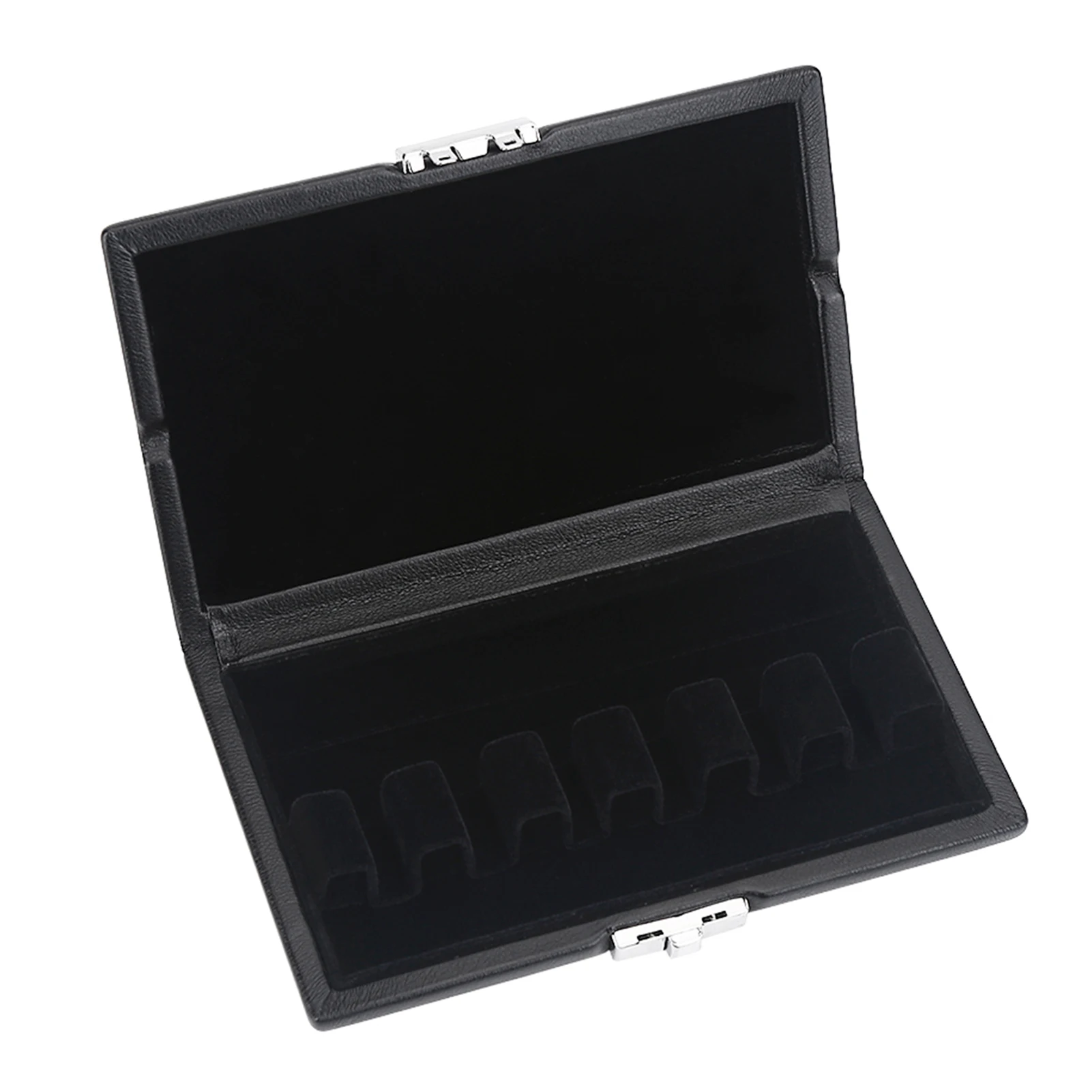 Wooden Bassoon Reeds Case Bassoon Accessory Bassoon Reeds Box Black Bassoon Container Box Case with Slots for Reeds