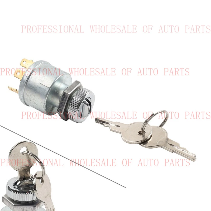 V+ 33639-G01 Starter Ignition Switch with Keys for EZGO TXT 4 Pole 1981-2010