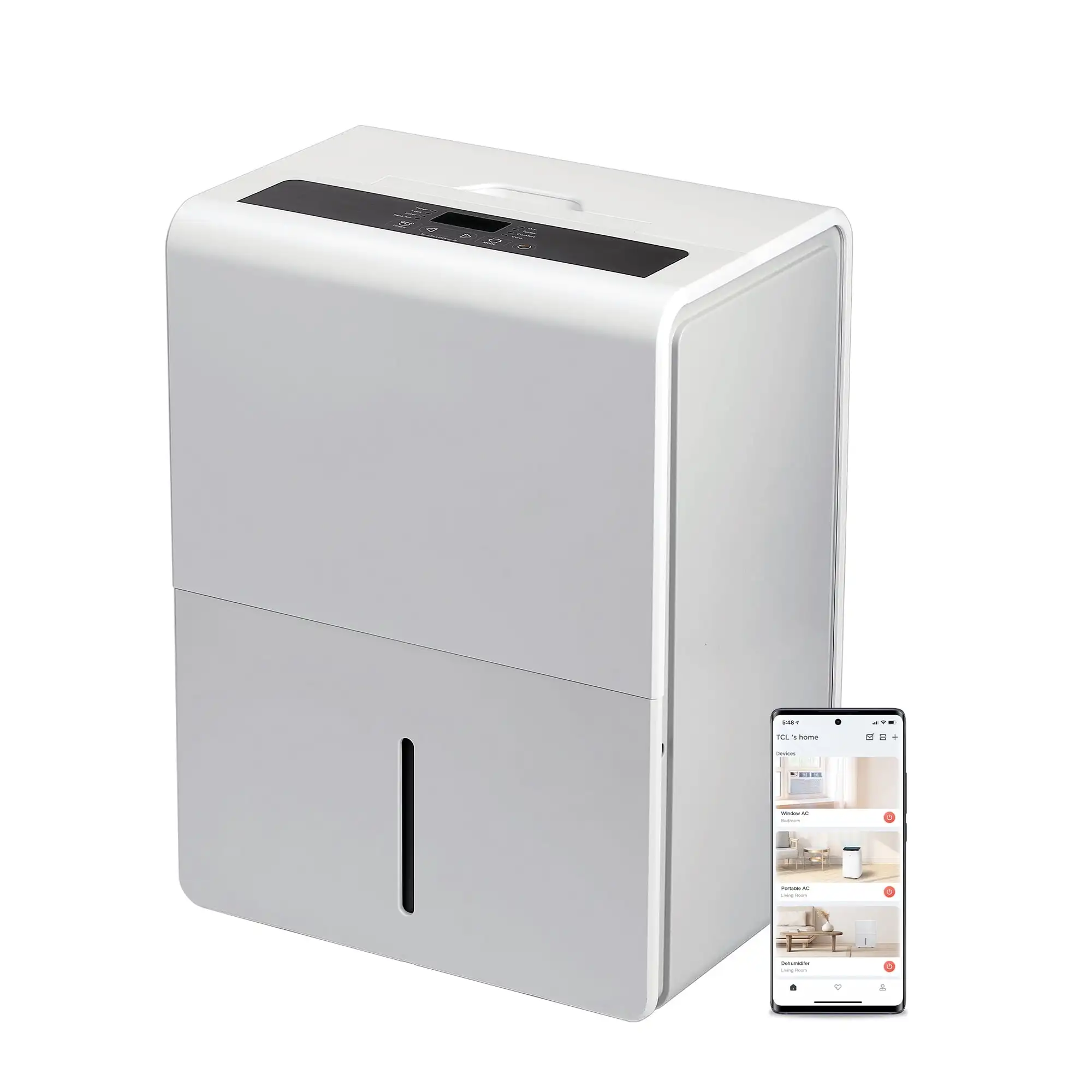 

25 Pint Smart Dehumidifier, White, W25D92 | USA | NEW