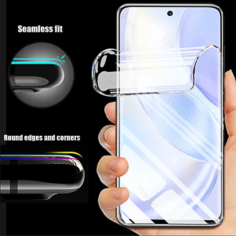 Защитная пленка для Huawei Nova 10/9/8 Pro/10z/10SE/10Youth/9SE/8i/8SE, Гидрогелевая пленка для защиты экрана от отпечатков пальцев, 4-1 шт.