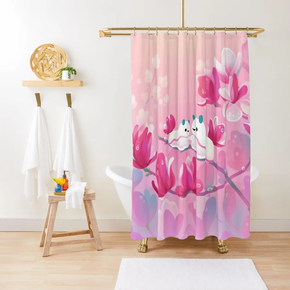 

Magnolia sea slug Shower Curtain Transparent Bathroom Shower Waterproof Shower Waterproof For Bathrooms Curtain