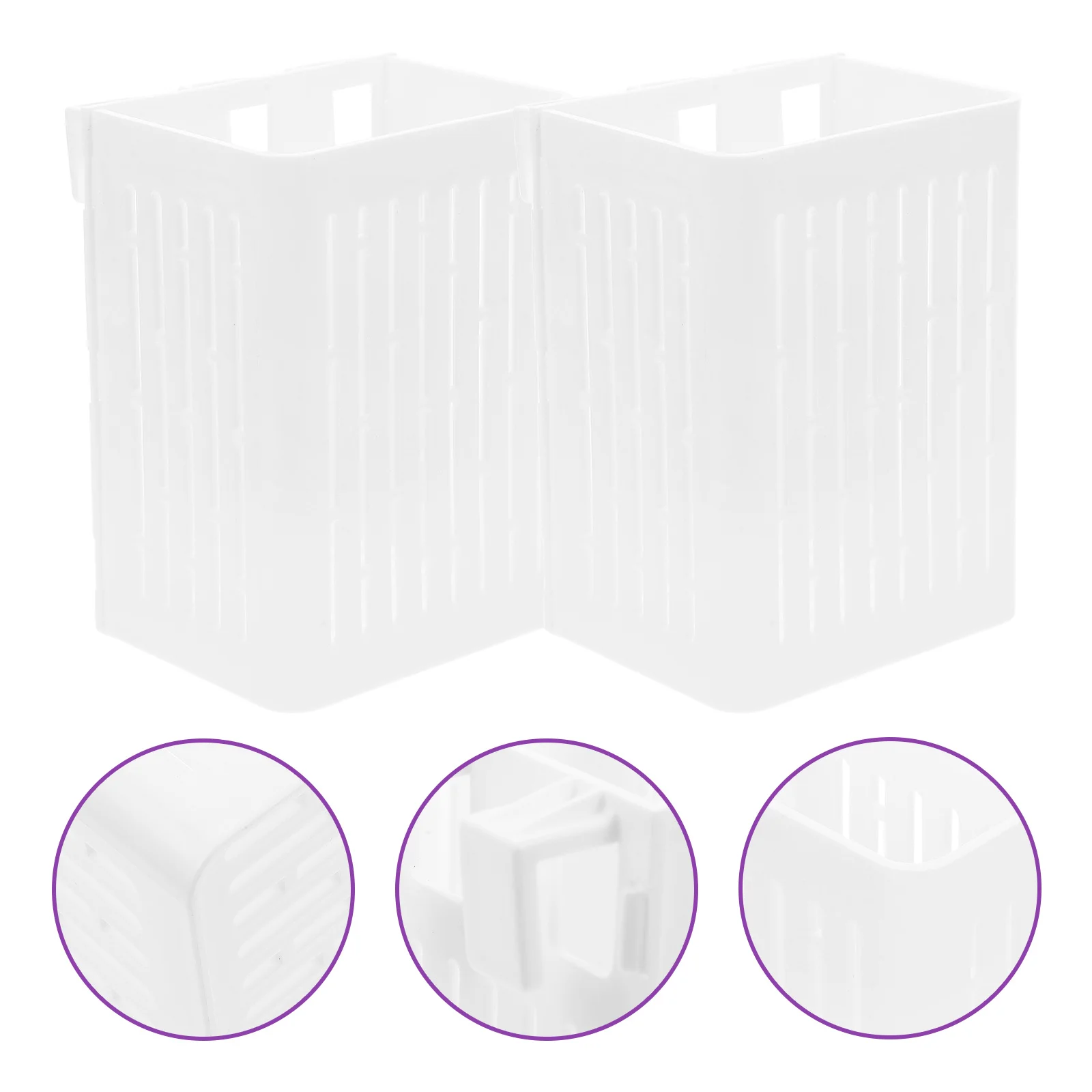 

Hanging Aquarium Plant Holder White Hydroponic Fish Tank Planter Aquatic Plant Cup Aquaponics Growing Live Aquarium Decorations