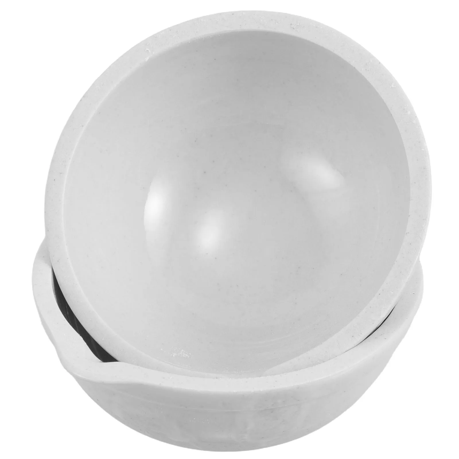 Piastre rotonde durevoli per piatti evaporanti in ceramica da laboratorio da 2 pezzi per esperimenti di riscaldamento chimico Progetti scientifici scolastici