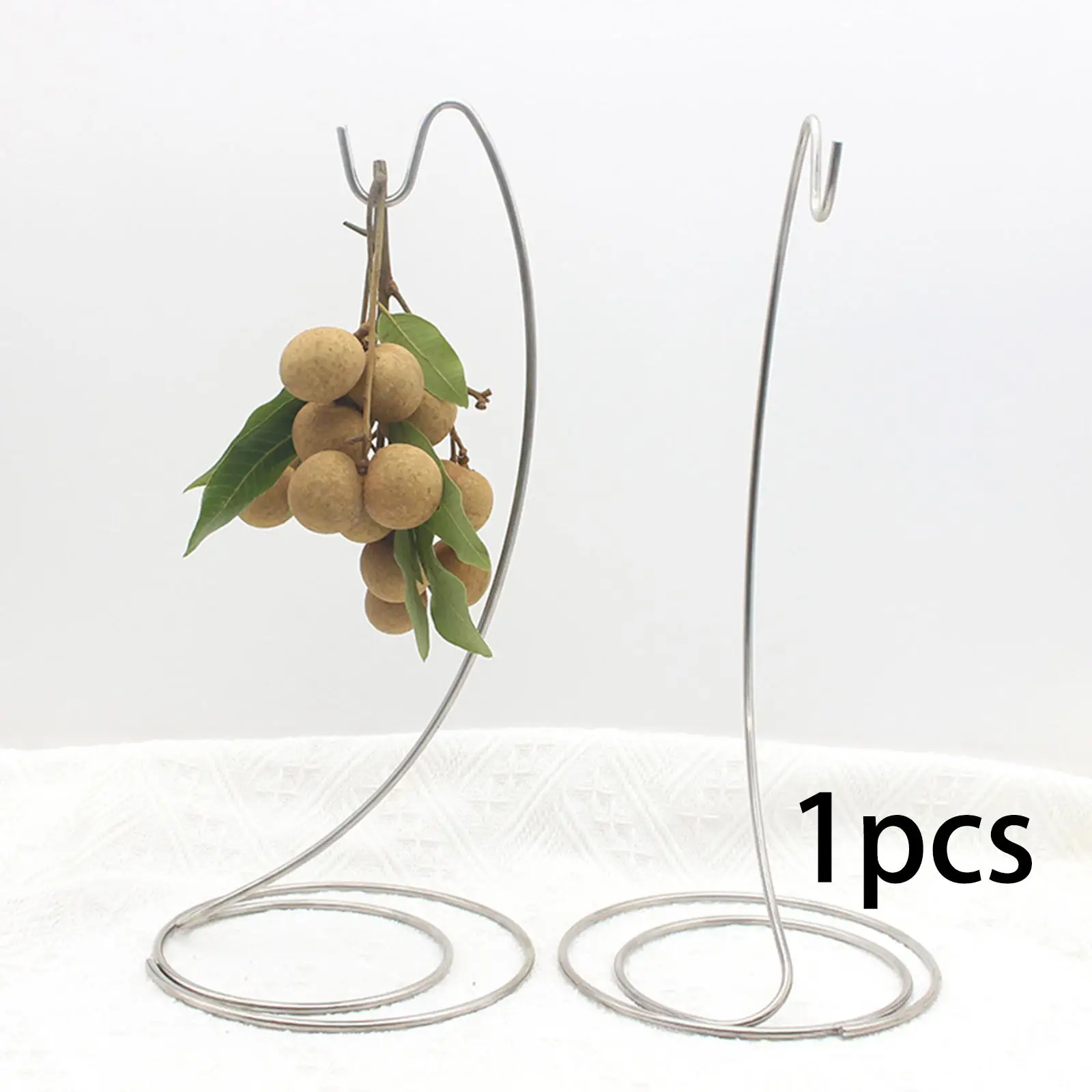 Banana Hanger Stand Creative Doesn\'T Tip Over Draining Fruit and Vegetables Holder for Countertop Home Decor Kitchen Storage