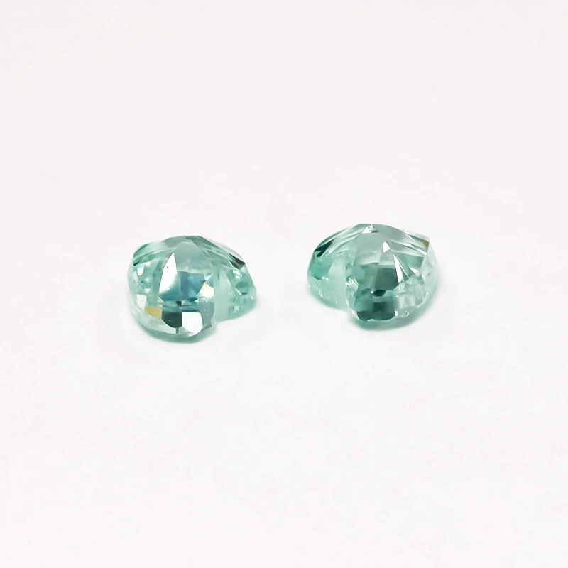 5x5mm Herz Zerkleinerte Eis-Schliff Lose CZ-Steine 5A Verschiedene Farben Kubisches Zirkonium Synthetische Edelsteine für Schmuck – Detail 16