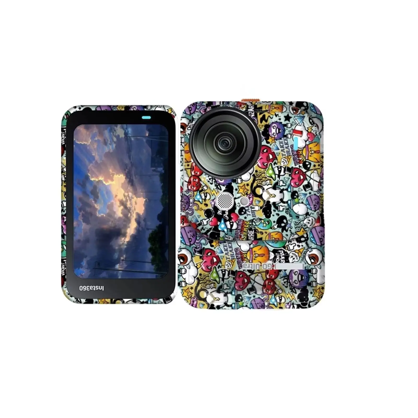 For Insta 360 GO Ultra Protection Film Body Sticker Anti-Scratch Anti-Fall Color Change Accessory for Camera
