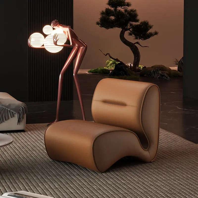 

Customizable Home Living Room Backrest Single Sofa Chair Bedroom Balcony Lazy Leisure Sofa Chair Office Reception