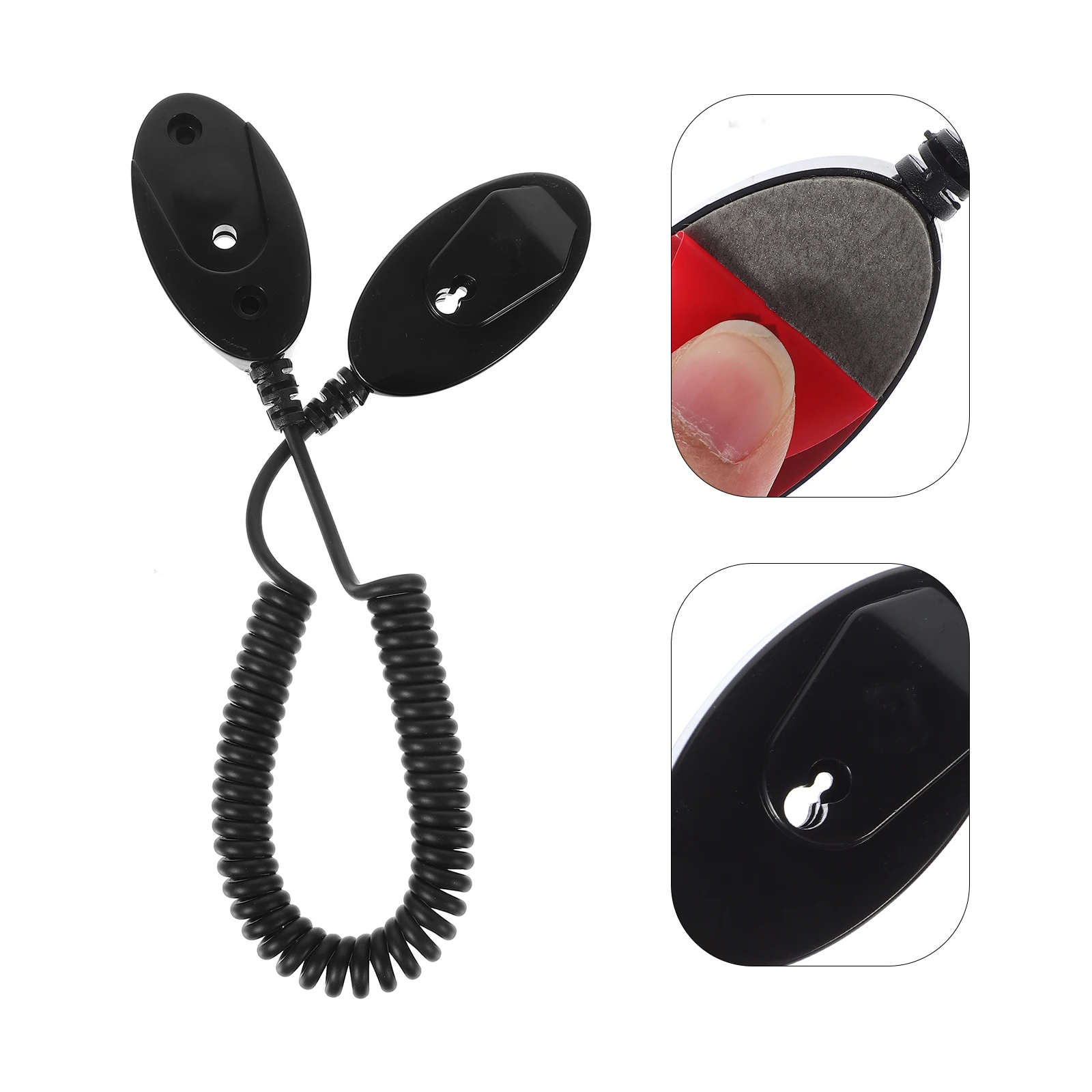 Remote Control Tether With Hook Phone Tablet Retractable Self-Adhesive Retractable Mobile Phone Remote Control Anti-Theft Chain