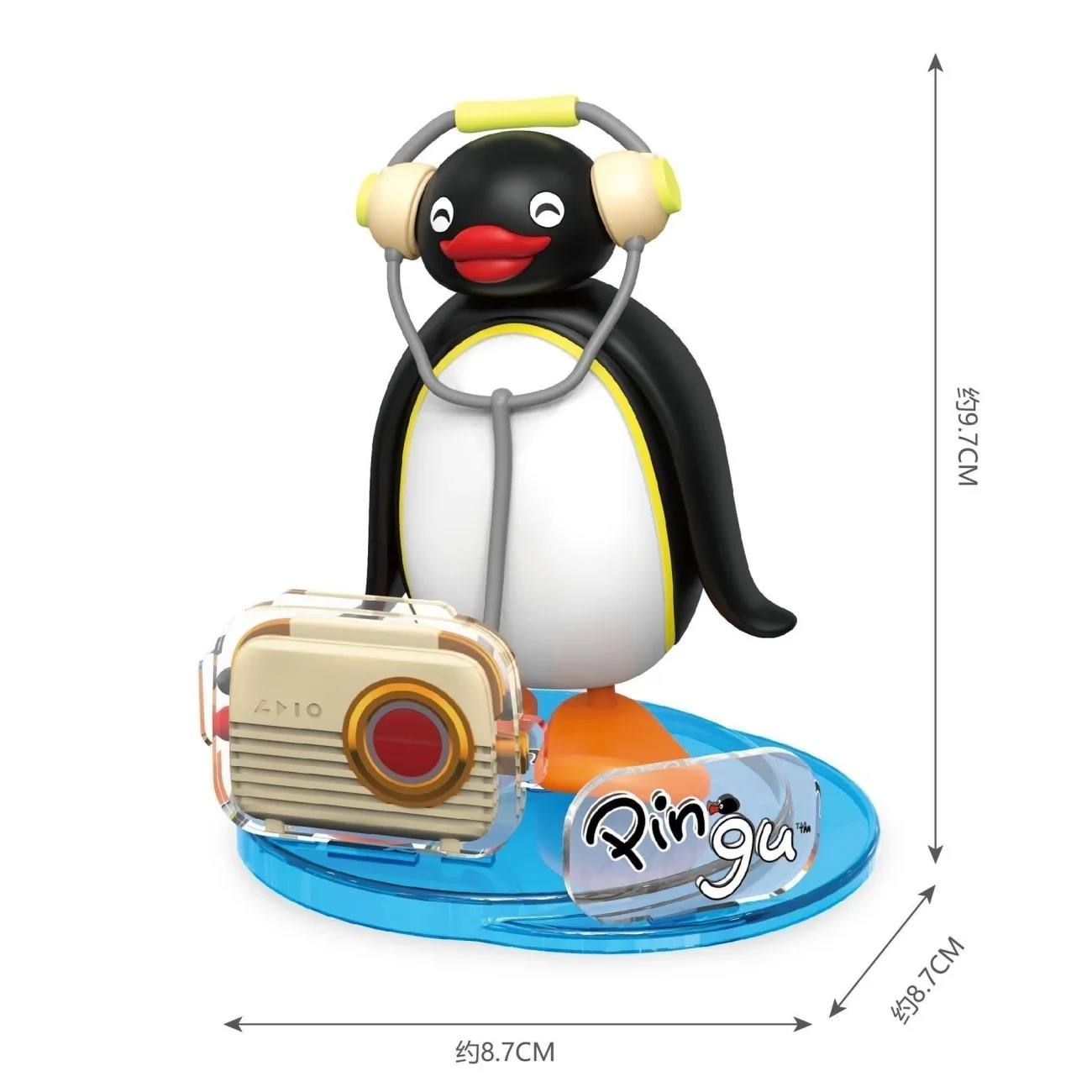 Serie Originale Pingu Daily Life Blind Box, Action Figure Kawaii Pingu, Modellino Mystery Box, Giocattolo per Regali di Compleanno per Bambini