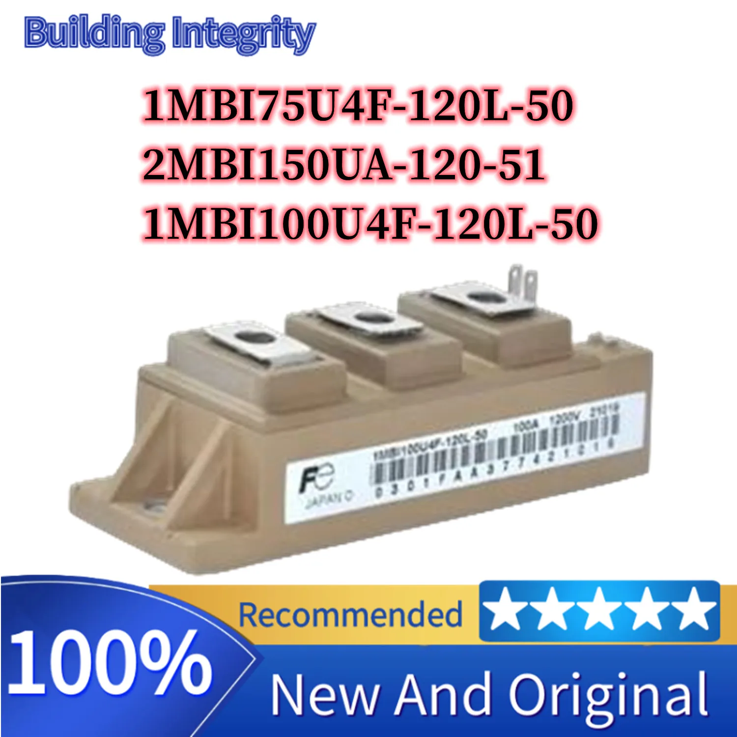 

1MBI100U4F-120L-50 1MBI75U4F-120L-50 2MBI150UA-120-51 Power MODULE