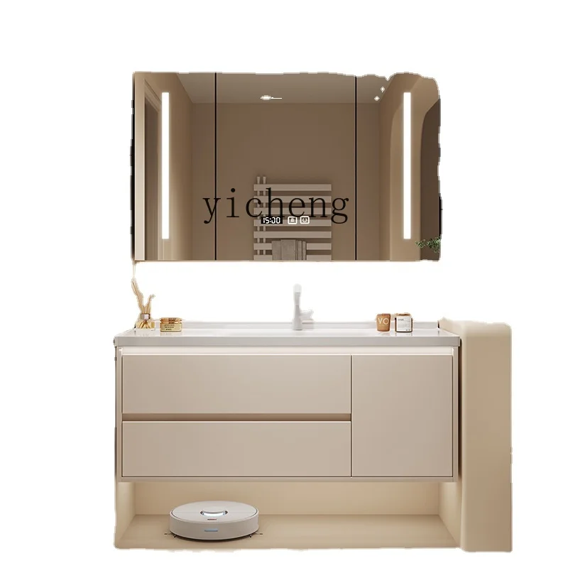 

Xl Ceramic Whole Washbin Bathroom Cabinet Combination Washstand Smart Mirror Bathroom Cabinet