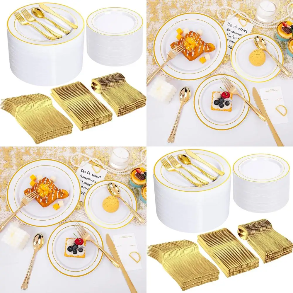 100-Guest Gold Plas…