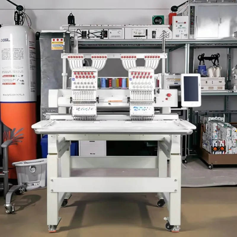 High Efficiency Embroidery Machine Computerized Industrial Equipment for Logo Patch and Uniform Production