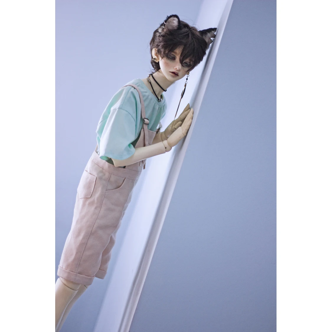 BJD DOLL pantalones rosas monos pantalones camiseta ropa para 1/3 SD 60cm 24 "1/4 17" de alto tío MSD DK DZ AOD DD Dol