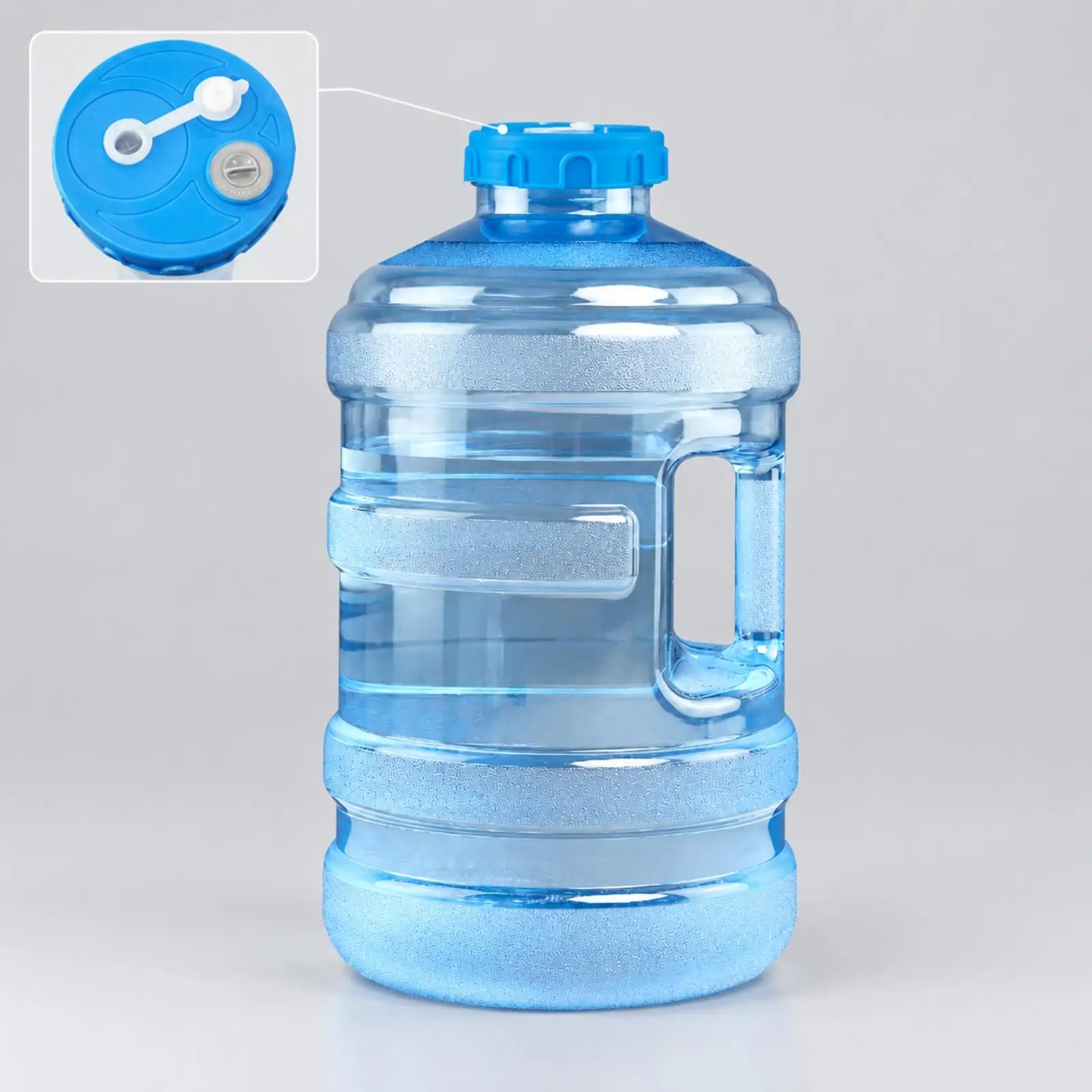 Office Water Storage Bucket with Date Reminder Lid Transparent Tea Dispenser Container for Clean Water
