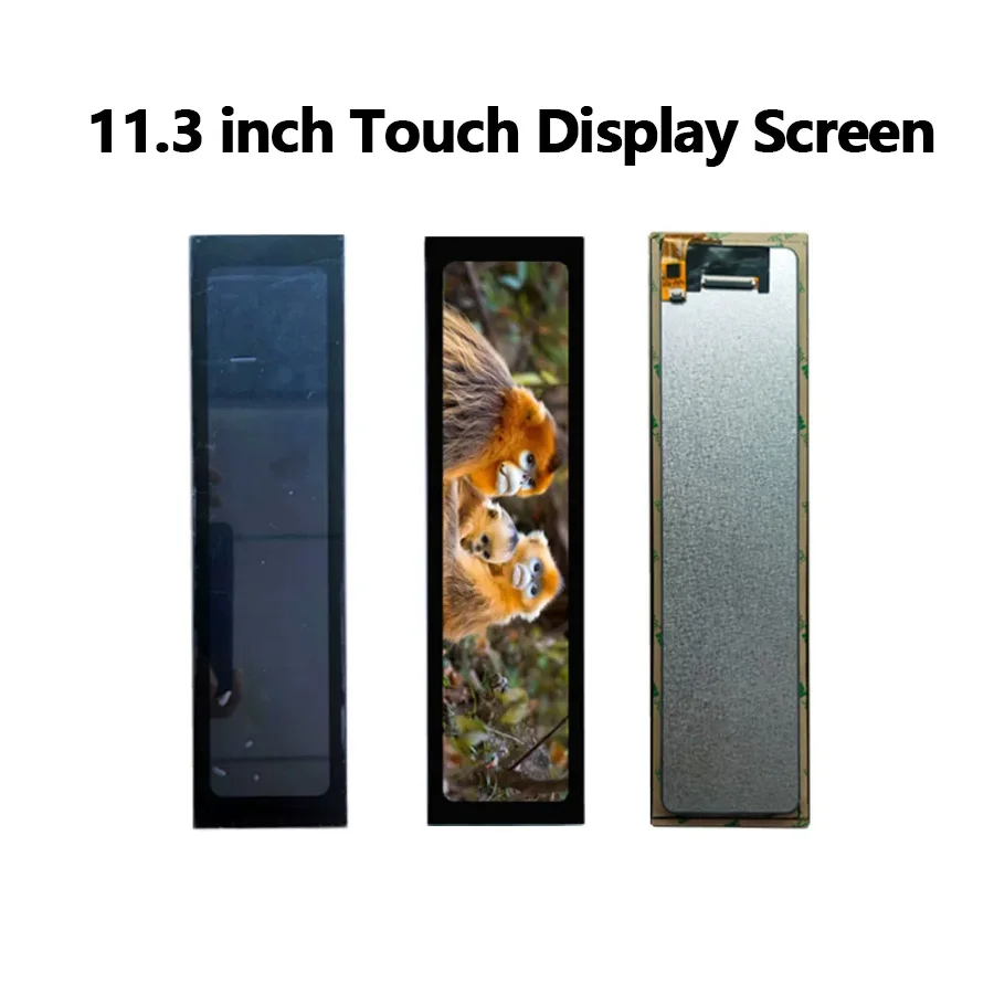 11.3-inch Touch Screen Computer Kit with HDMI Board Raspberry Pi Orange Pi Shelf - 440x1920 Resolution Desktop PC Kit