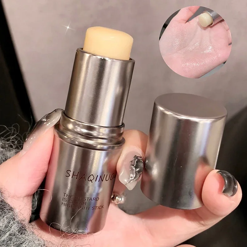 

Heallor Custard Clear Light Stick Moisturizing Gloss Creamy Muscle Korean Makeup Blush Stick